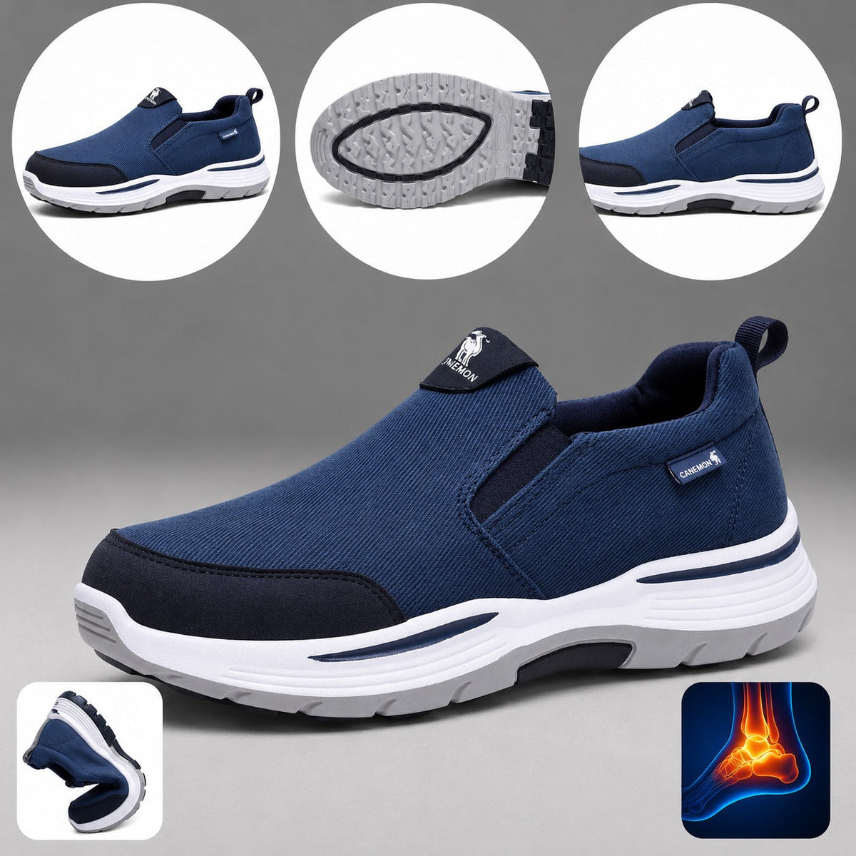 Men’s Breathable Mesh Slip-On Walking Shoes