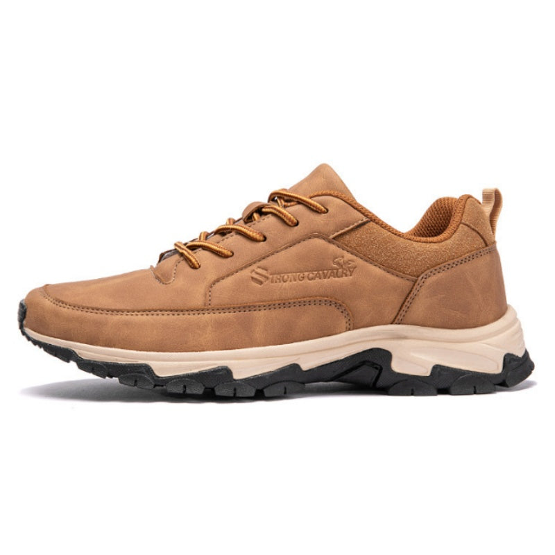 🔥Best Seller-Men's Comfortable Arch Support Shock Absorbing Orthopedic Leather Sneakers