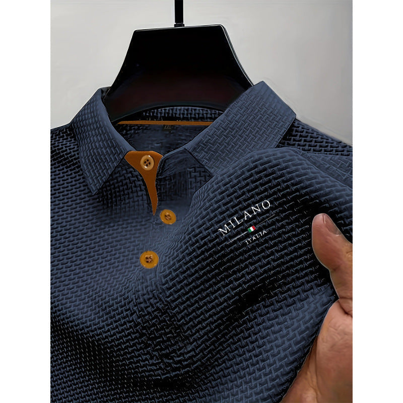 Men’s Smart Casual Polo Shirt for Work & Weekend