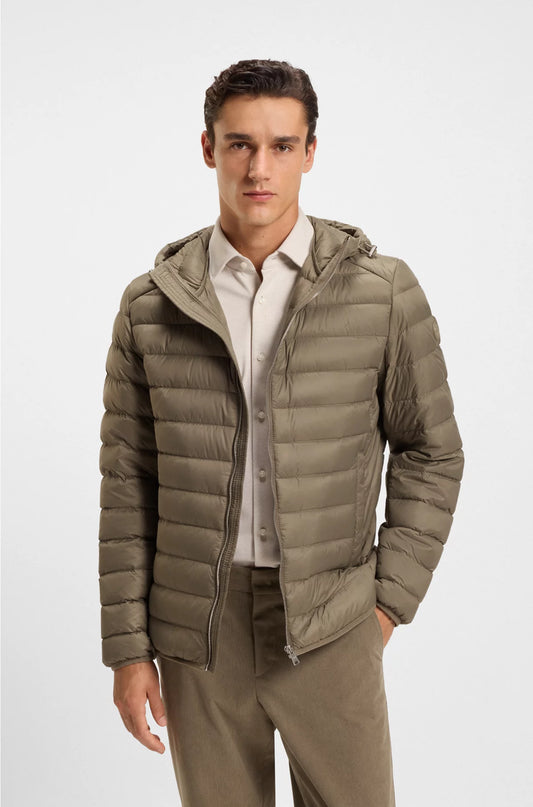 PADDED JACKET IN WATER-REPELLENT FABRIC WITH DOWN FILLING
