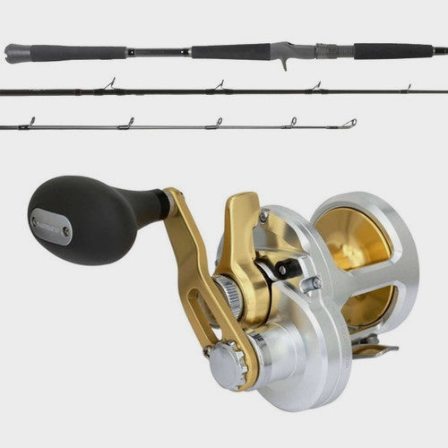 Talica TAC8 Lever Drag / OTI-PBI701HFC Pitch Black Insh. Combo